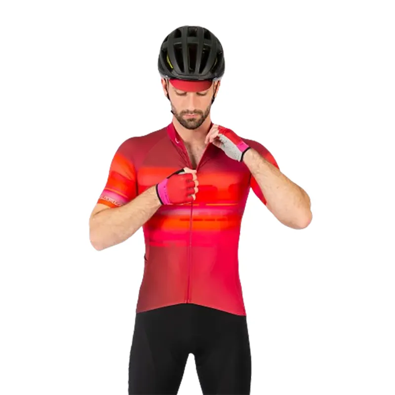 Endura Virtual Texture S/S Jersey LTD Red-4